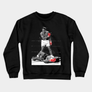 Muhammad Ali Crewneck Sweatshirt - Muhammad Ali by Creativedy Stuff